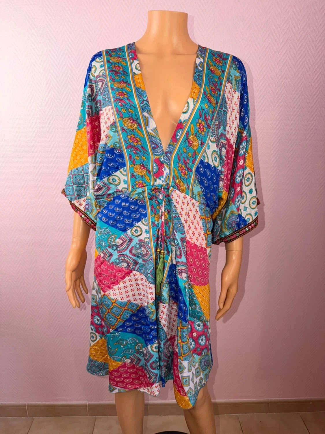 Vestido de verão leve nunca usado tamanho 38/46 – photo 2